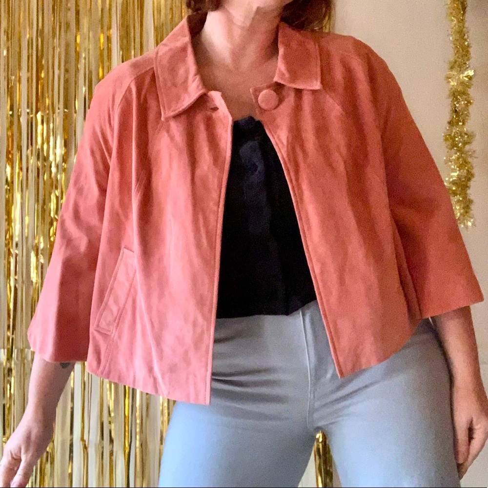 Spiegel | Leather Cropped Jacket | L - Picture 3 of 11